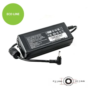 Extra Digital Laptop Power Adapter for Asus (45W, 19V, 2.37A, 3.1x1.1mm)
