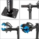 Rockbros 27210002001 Bike Repair Stand with Quick Releases, Wall and Bench Mount - Black