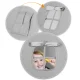 Nukido Kids Tipi Tent with Lights, Grey
