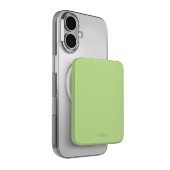 Puro Slim Power Mag 4200mAh MagSafe USB-C Power Bank - Green