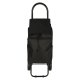 Shopping Trolley on Wheels with Insulated Pocket 95 cm, Black