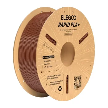 3D Printer Filament ELEGOO Rapid PLA+ 1.75 mm 1 kg, Brown (50.203.0313)