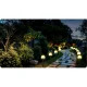 Ilumen LS-103 Solar Garden Lights, Transparent Balls, 4 Pcs