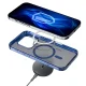 3Mk Protection Frosty MagCase for Apple iPhone 14 Pro, Blue / Transparent
