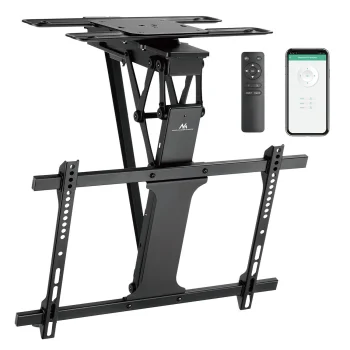 Maclean MC-490 Electric Ceiling TV Mount, TUYA, 32"-75", 35kg