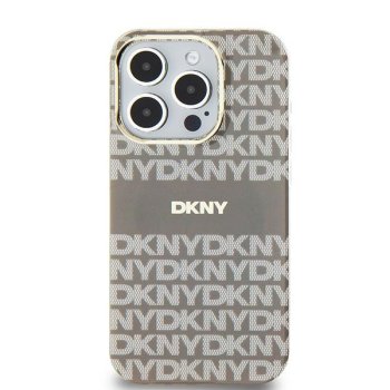Apple iPhone 14 6.1'' DKNY IML Mono Stripe MagSafe Case Cover, Beige
