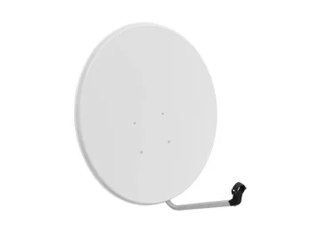 Satellite Dish Antenna LTC SAT 80 80x75 cm, White, 5-Pack