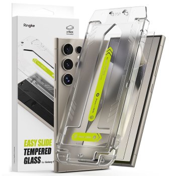 Ringke Easy Slide Tempered Glass for Samsung Galaxy S24 Ultra (2-Pack)