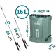 Plonos Pl-602 Battery Backpack Sprayer 16L, 12V 8Ah
