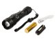 Tactical Military LED Flashlight Bailong L11 Zoom USB, Black