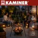 Kaminer Tripod Garden Grill with Fire Pit 167x58 cm