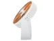 Wireless Desk Fan, White/Gold