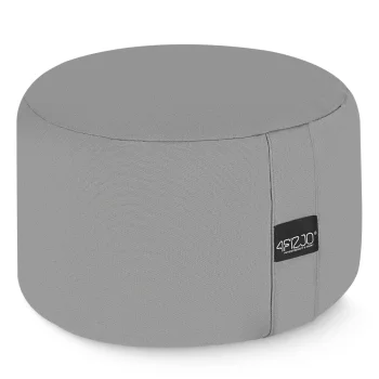 4FIZJO ZAFU Round Meditation and Yoga Cushion 32x20 cm, Grey