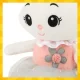Kruzzel Plush Bunny, 45 cm, White/Pink