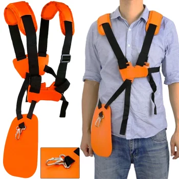 Adjustable Shoulder Harness for Trimmers and Brushcutters, Orange