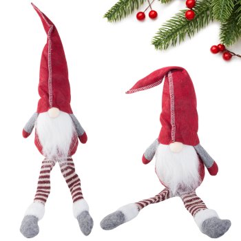 Christmas Gnome Scandinavian Tomte Holiday Decoration, 50 cm, Red