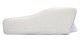 Anatomical Orthopedic Memory Foam Pillow, White