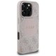 Guess 4G Circle Classic Logo MagSafe Case for iPhone 16 Pro, Pink