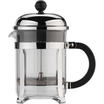 Френч-пресс Bodum Chambord 1924-16, 0.5 л, Серебристый/Черный