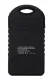 5000mAh Solar Power Bank - Black