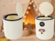 Mini Trash Can for Kids Room Dog, 2L, Click Lid