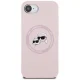 Karl Lagerfeld Silicone Karl&Choupette Heads MagSafe Case for iPhone 16e - Pink