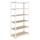 Складской металлический стеллаж ModernHome 222x110x50 см 6 полок 1050 кг