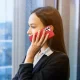 Dux Ducis Hivo Flip Case for Samsung Galaxy S23+ Genuine Leather Red