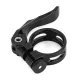 Rockbros 41210092001 Bicycle Seatpost Clamp with Quick Release 31.8 mm, Black