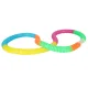 Flexible Tubular Car Race Track with LED Light-Up Car 210 Pieces