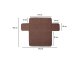Couch Coat Reversible Microfiber Sofa Cover Furniture Protector from Pets Dogs, Brown/Beige