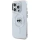 Karl Lagerfeld iPhone 15 Pro Max Case IML Metal Karl Head MagSafe, White
