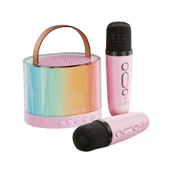 Maxlife MXKS-200 Bluetooth Karaoke Set, Pink