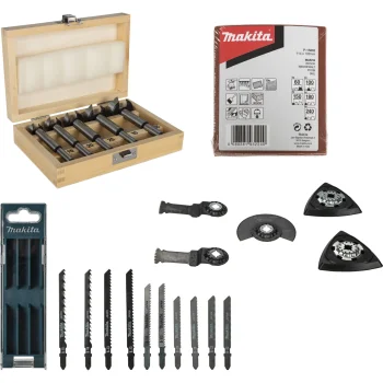 Makita P-84844 Woodworking Accessory Set, 30 pcs