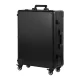 Activeshop Portable Cosmetic Case Workstation with Speakers, Black