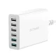 Blitzwolf BW-S15 6-Port USB Mains Charger, 60W, QC 3.0, White