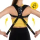 4Fizjo Posture Corrector for Back, Black