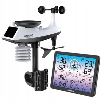 Wireless Weather Station with Wind and Rain Gauge Sensor