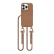 Tech-Protect iPhone 14 Pro Case MagNecklace MagSafe, Brown