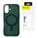 Wozinsky Fashion Case with MagSafe for Samsung Galaxy S24 FE, Green
