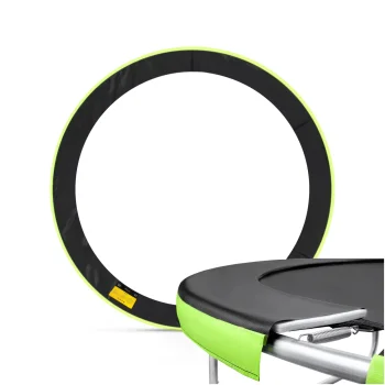 4FIZJO Trampoline Spring Cover 8FT (244-252 cm), Black/Green