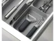 Expandable Kitchen Drawer Cutlery Organizer, Grey
