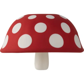 OTOTO Magic Mushroom XL Silicone Kitchen Funnel, Red / White