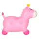 Kids Rubber Bouncy Toy with Pump, Pink Giraffe