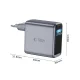 Tech-Protect PowerVision NC140W-GaN 4-Port Wall Charger 140W - Dark Gray