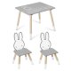 Table with Two Chairs for Children Ricokids RC-847 Bunny