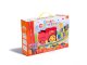 Kids Toy Electric Domino Train Locomotive, Red