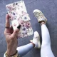 Samsung Galaxy M15 5G Tech-Protect Wallet Book Case Cover, Pink Flowers