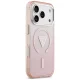 Guess IML Gradient Triangle Logo MagSafe Case for iPhone 17 Pro, Pink