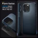 Spigen Thin Fit Case for iPhone 15 Pro Max, Black Metal